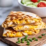 Cheesy Garlic Chicken Wraps Recipe