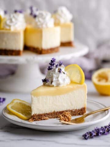 Lemon Lavender Mascarpone Cheesecake Recipe