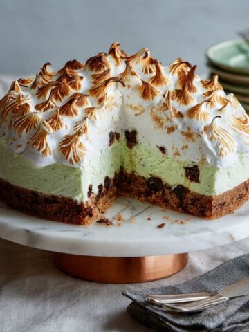 Grasshopper Baked Alaska Recipe