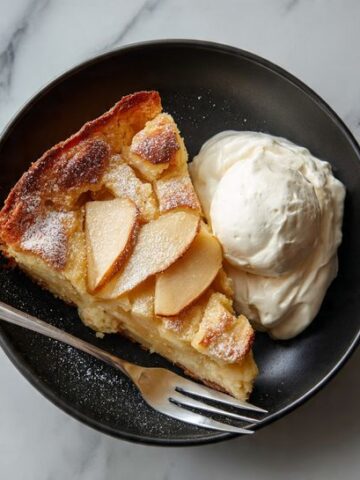 Apple & Cinnamon Tray Cake with Ginger-Spiced Yogurt Recipe