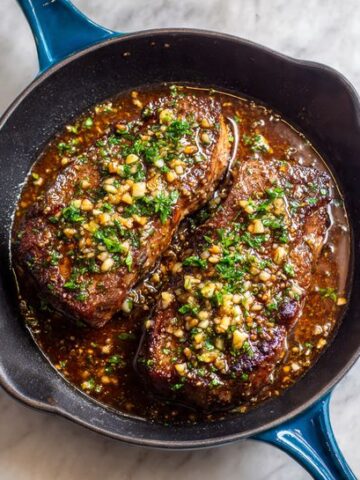 Pan-Seared Steak with Garlic Herb Butter Recipe