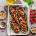 Vegan Stuffed Eggplant Recipe