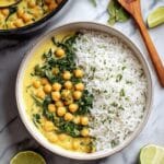 Creamy Chickpea Curry with Spinach and Coconut Recipe