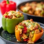 Keto Jambalaya Stuffed Peppers Recipe