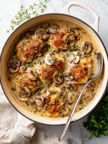 Mushroom Chicken with Creamy Mushroom Sauce Recipe