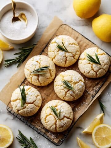 Rosemary Cookies with Lemon Sugar Recipe