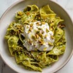Pistachio Pesto Pasta with Burrata Recipe