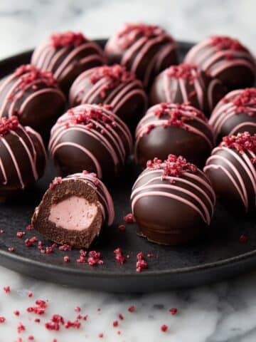 Strawberry White Chocolate Truffles Recipe
