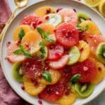 Citrus and Kiwi Salad with Vanilla Honey Syrup Recipe