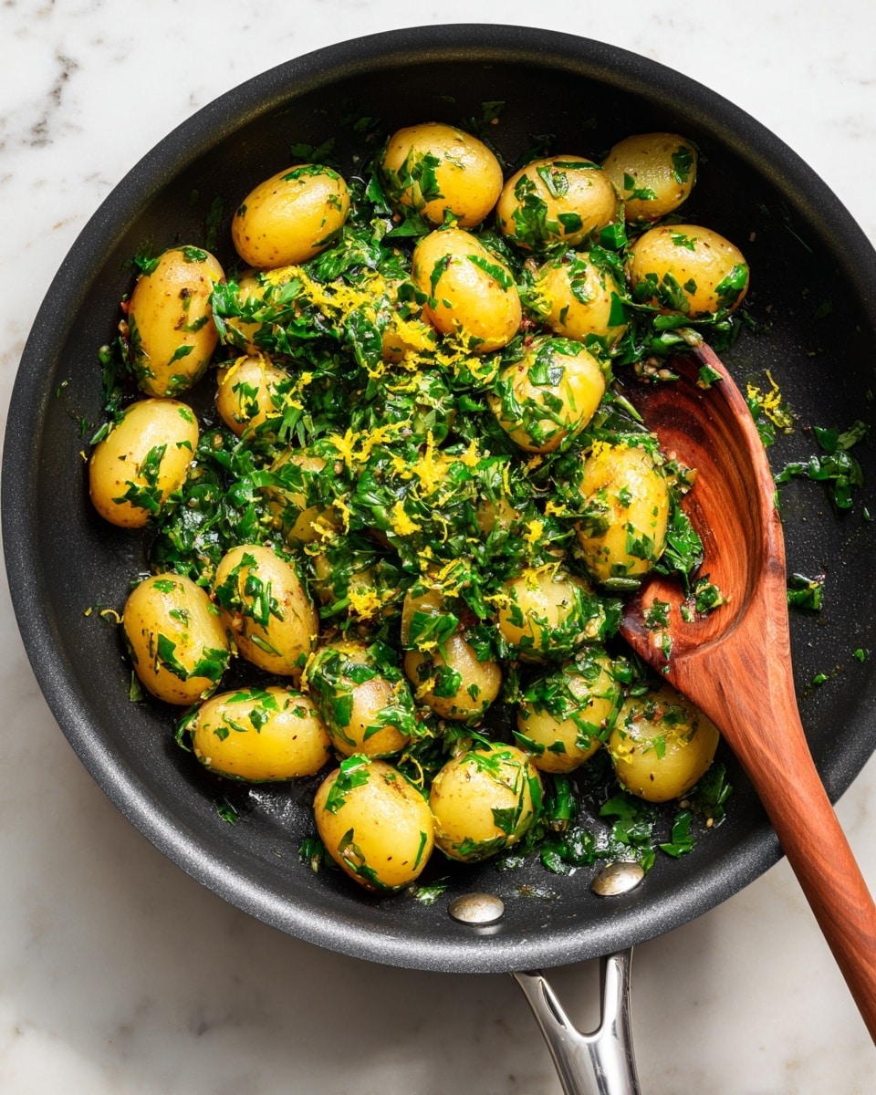 Boiled Potatoes with Dill and Lemon Zest Recipe - Recipe Image