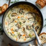 Creamy Chicken and Mushroom Soup Recipe