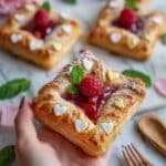 Raspberry Pie Pastry Envelopes Recipe