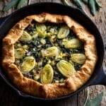 Savory Vegetable Galette with Kale, Leeks, and Gruyère Recipe
