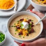 Loaded Vegan Potato Soup Recipe
