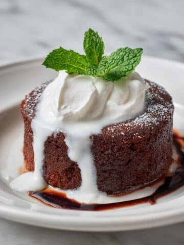 Vegan Chocolate Lava Cakes Recipe