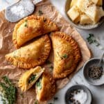 Easy Air Fryer Chicken, Mushroom & Spinach Tortilla Pies Recipe