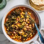 Turkish Collard Green Soup with Cranberries and Aleppo Pepper Recipe