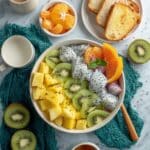 Dragon Fruit Salad with Orange Honey Dressing Recipe