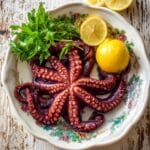 Greek Grilled Octopus {Traditional Mediterranean Recipe} Recipe