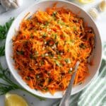 Grated Baked Carrots with Lemon & Garlic Recipe