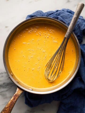 Flourless Cheddar Cheese Sauce Recipe