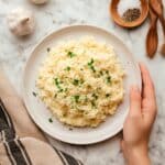 Creamy Garlic Parmesan Rice Recipe