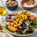 Grilled Peach Salad with Zaatar and Feta Recipe