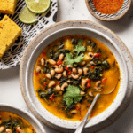 Creamy Curried Black Eyed Pea Soup (Vegan, 1 Pot!) Recipe