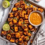 Baked Crispy Peanut Tofu Recipe