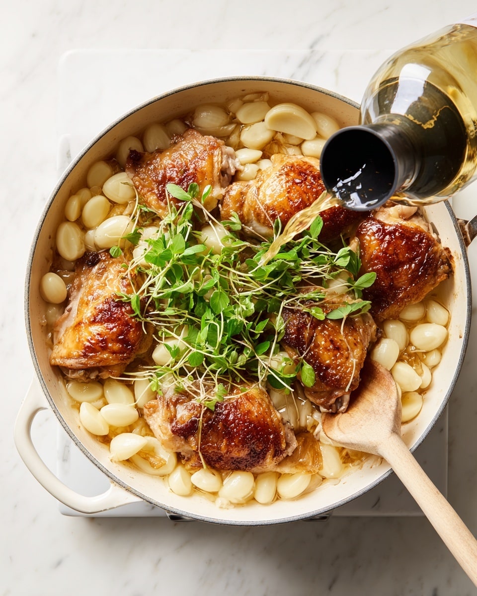 40 Cloves of Garlic Chicken Recipe - Recipe Image