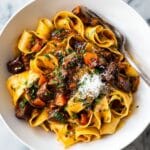 Braised Short Rib Ragu with Pappardelle and Parmesan Recipe