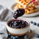 Homemade Blueberry Pancake Syrup Recipe