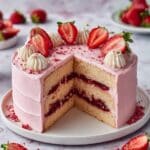 Small-batch Vegan Strawberry Cake Recipe