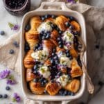 Baked Berry and Cream Cheese Croissant French Toast Recipe