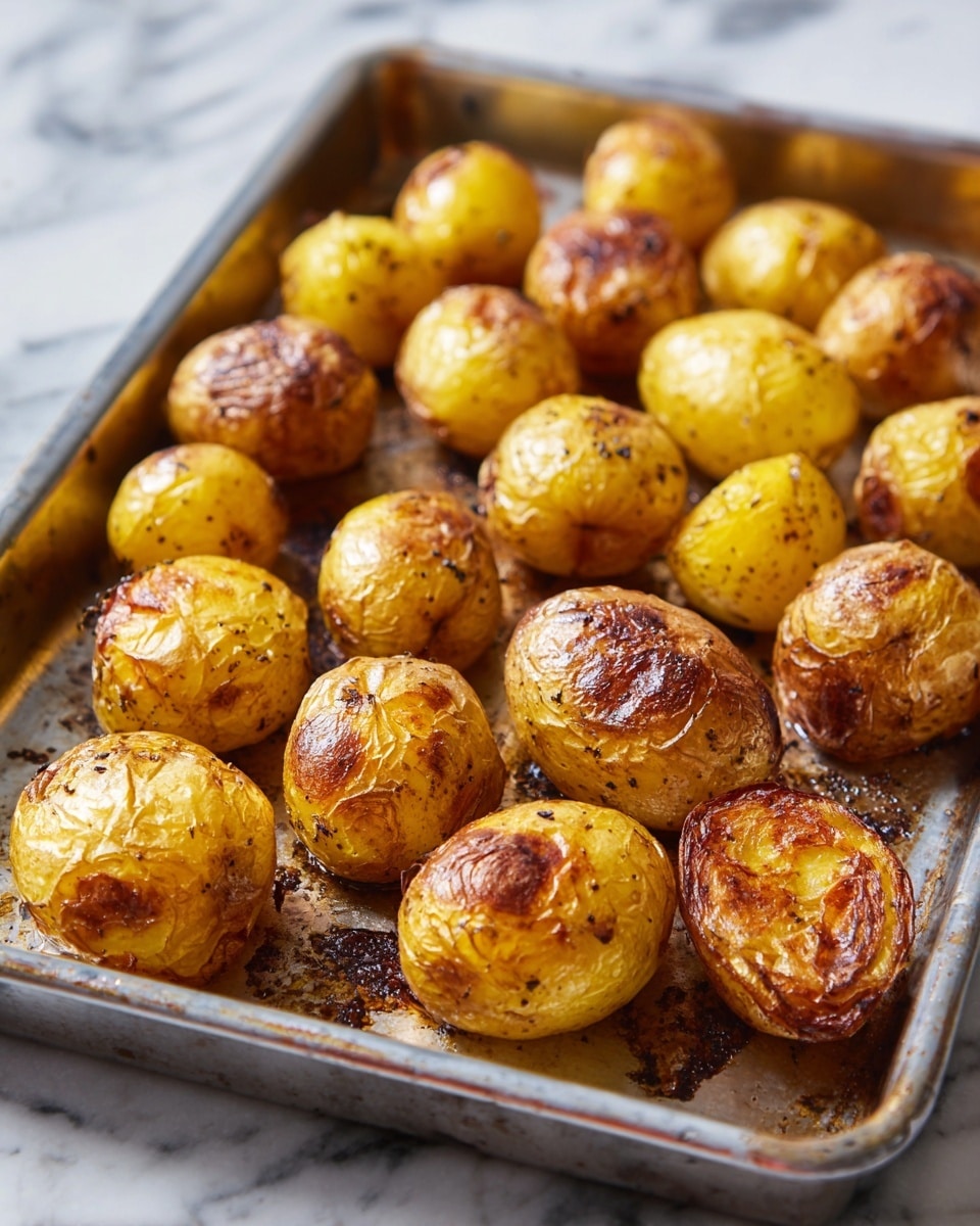 Crispy Brown Butter Sage Smashed Potatoes Recipe - Recipe Image