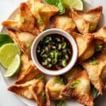 Cheese Rangoons with Sweet Ginger Chili Sauce Recipe
