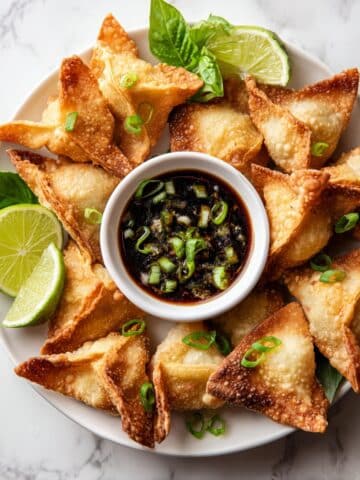 Cheese Rangoons with Sweet Ginger Chili Sauce Recipe