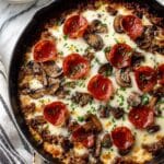 Creamy Chicken Pizzaiola with Mushrooms and Pepperoni Recipe
