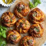 Pesto Cheese Garlic Butter Soft Pretzel Knots Recipe