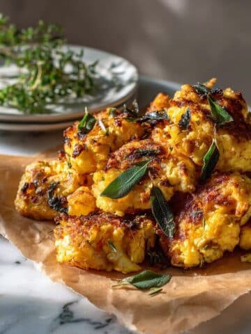 Crispy Brown Butter Sage Smashed Potatoes Recipe
