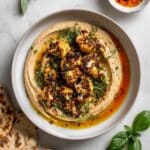Crispy Roasted Cauliflower Hummus Recipe