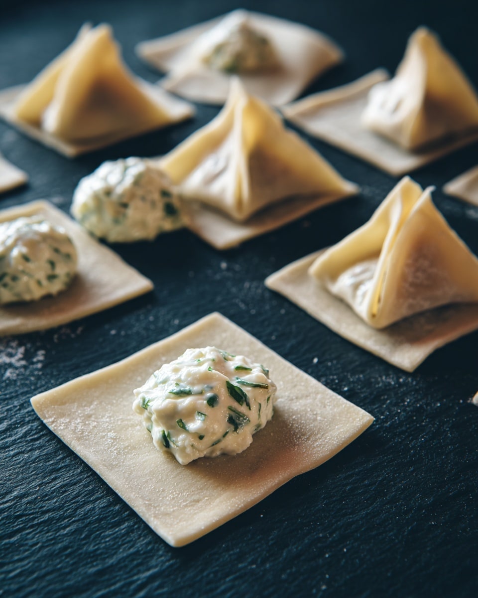 Cheese Rangoons with Sweet Ginger Chili Sauce Recipe - Recipe Image