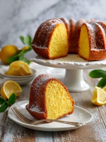 Easy One Bowl Lemon Cake Recipe