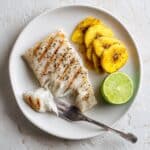 Grilled Cobia with Garlic Lemon Butter Recipe