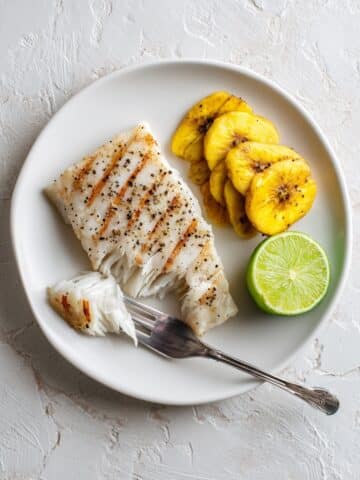Grilled Cobia with Garlic Lemon Butter Recipe