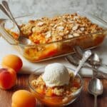 Apricot Cobbler with Almond Topping Recipe