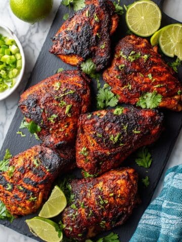 Baked Boneless Chicken Thighs with Spicy Balsamic Rub Recipe