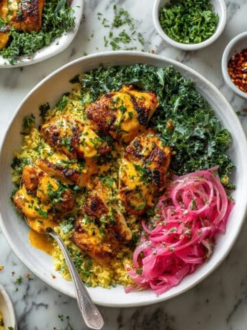 Cilantro Salmon Nourish Bowls Recipe