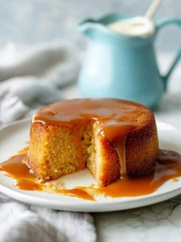 Vegan Microwave Lemon Golden Syrup Pudding Recipe