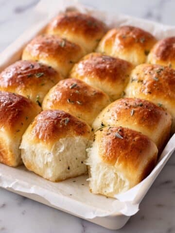 Garlic Vegan Parker House Rolls Recipe
